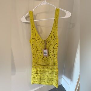 ALEXIS Satya Crochet-Knit Mini Dress
NWT Size medium.
